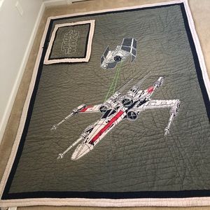 Pottery Barn Kids Star Wars Twin Quilt and Sham